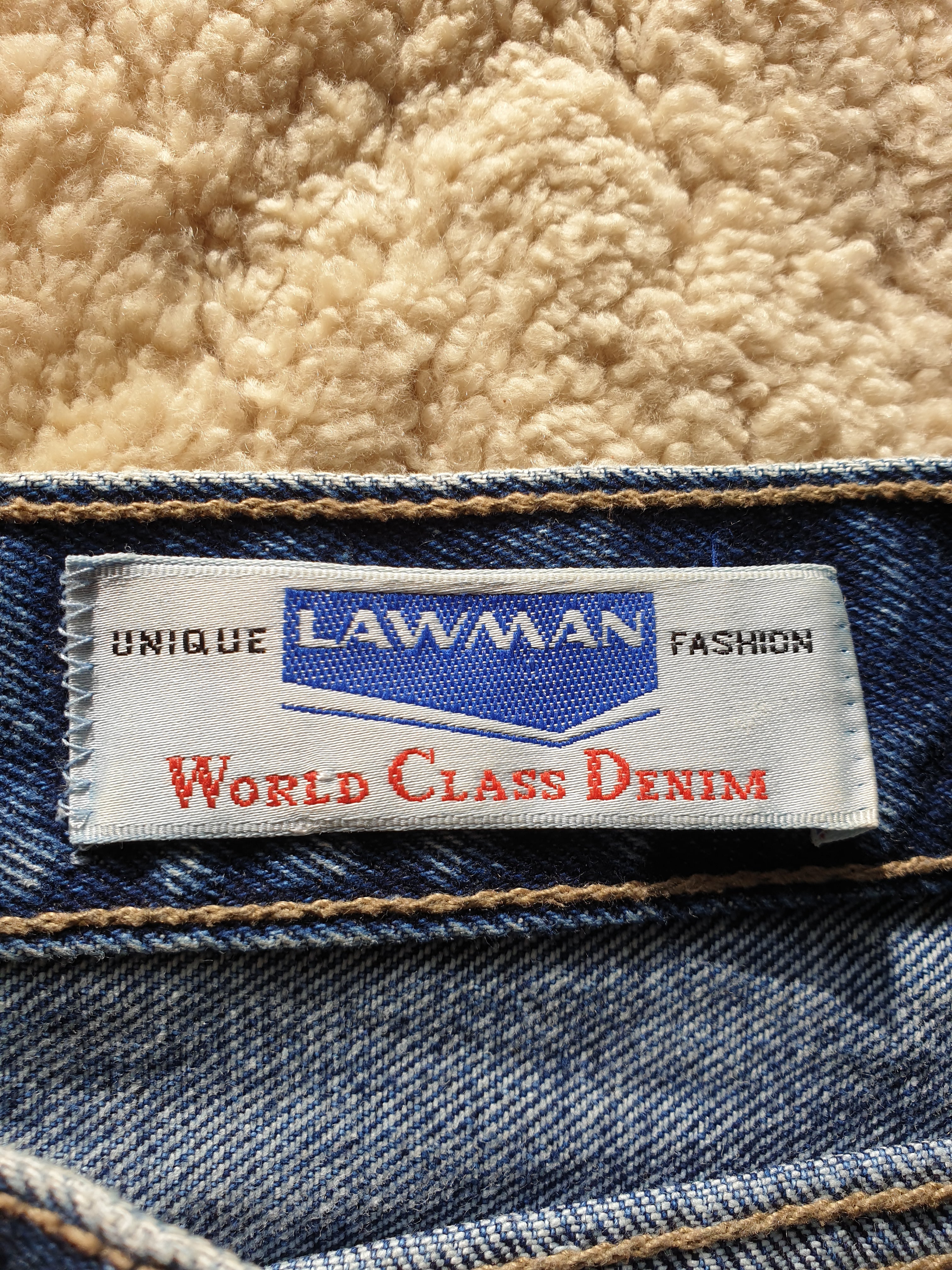 Vintage 80s cut off 'Lawman' distressed denim jeans