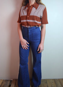 Vintage 60s/70s collared tshirt