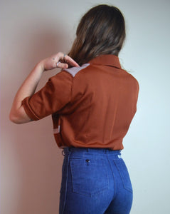 Vintage 60s/70s collared tshirt