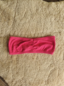 Vintage 70s Hot Pink Boob Tube