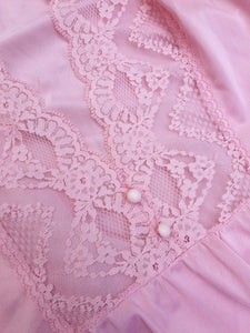 Vintage 70s/80s Pink Maxi Slip Dress