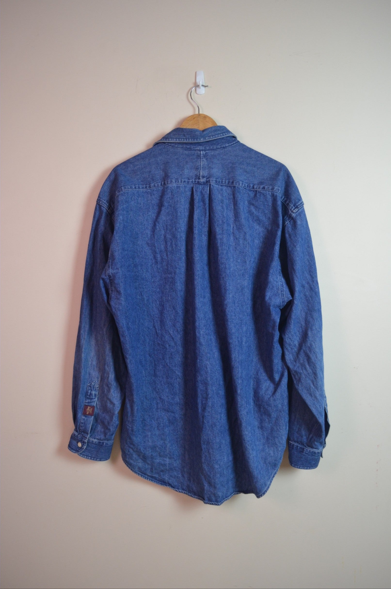 Vintage 90s Hard Rock LA Denim Button Down